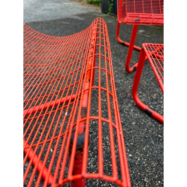Jarpen Garden Longe Chairs and Table by Niels Gammelgaard for Ikea, 1980s, Set of 5 For Sale - Image 3 of 10