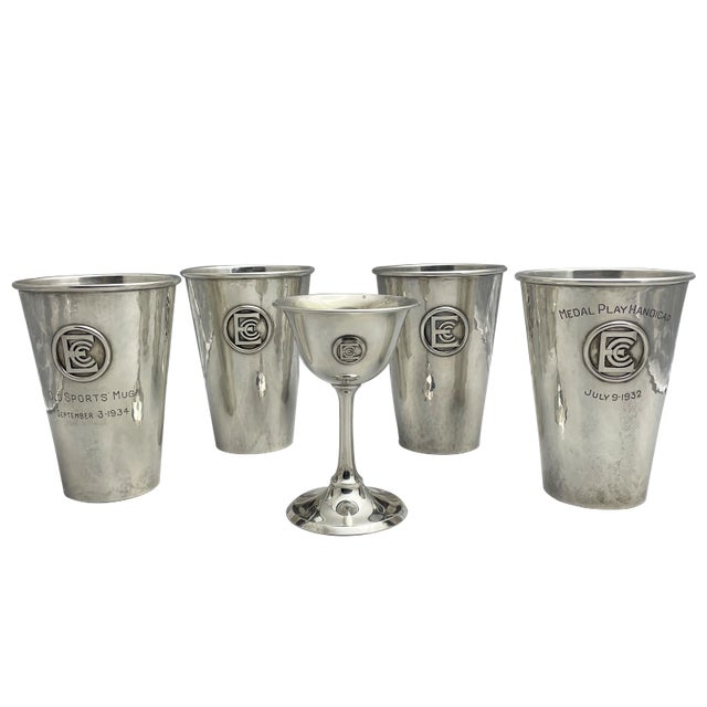 Sterling Silver Art Deco Mint Julep Cups For Sale - Image 12 of 12