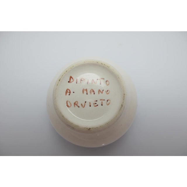 Ceramic Deruta Orvieto Italian Blue & White Maiolica Pottery Small Lidded Trinket Dish For Sale - Image 7 of 7