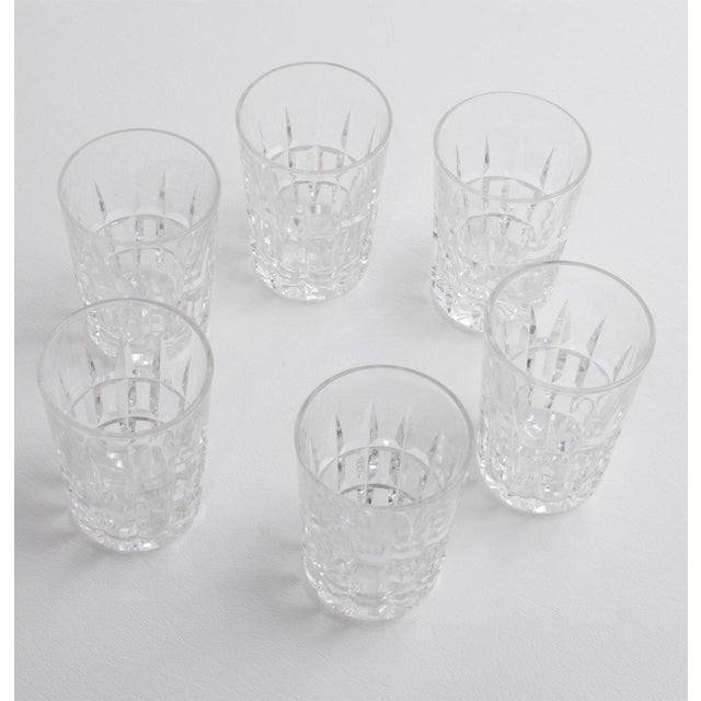 Art Deco Crystal Cocktail Cordial Cups or Shot Glasses Set by Saint Louis For Sale - Image 9 of 9