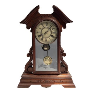 Antique New Haven Parlor Mantel Clock- “Danube” Model For Sale
