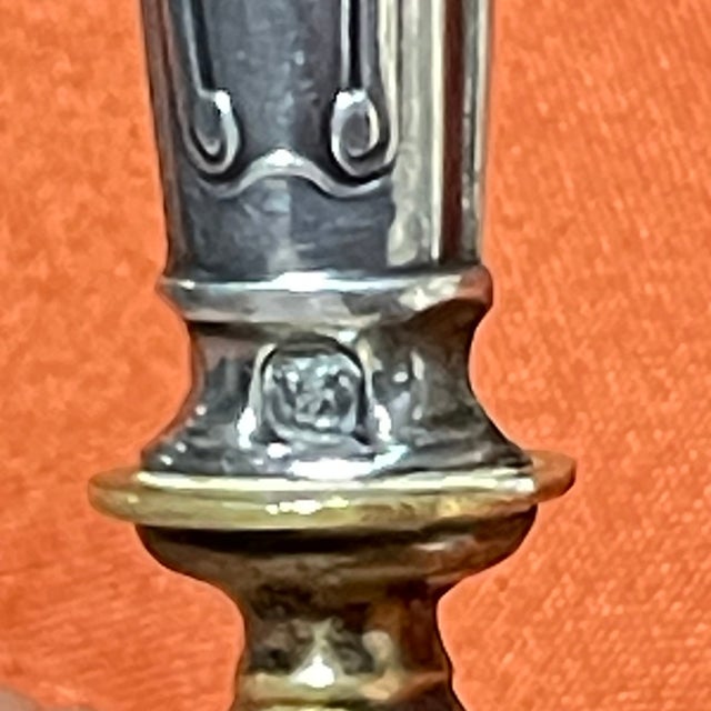 1840s French .950 Silver & Vermeil Pierced Sugar Sifter Spoon by Charles-Antoine-Armand Lenglet For Sale - Image 10 of 10