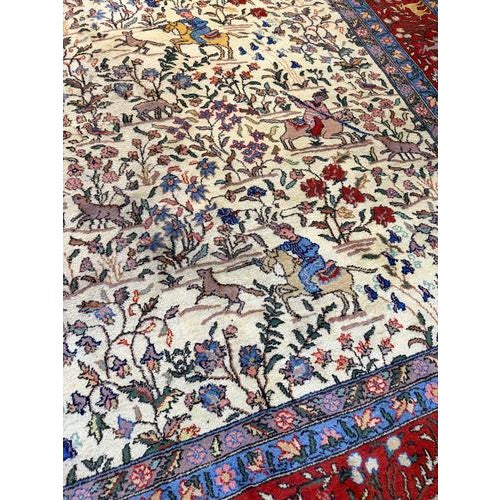 Large Vintage Kashmar Rug For Sale - Image 3 of 6