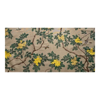 Bob Collins and Sons ‘Tribute to Edward A’ Fabric Remnants, Set of 2 For Sale