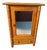 Maple Faux Bamboo Cabinet Mirror on Door Apothecary, Toiletries, Spices, Treasures For Sale