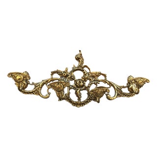 20th Century French Bronze Wall-Mounted Coat Rack For Sale