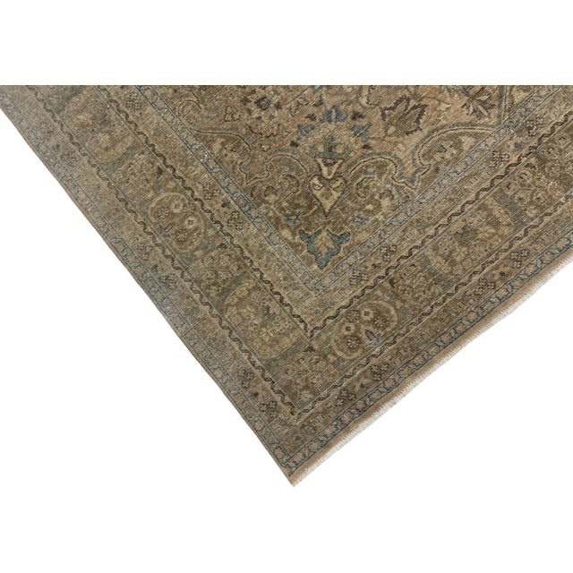 Vintage Middle Eastern Hand-Knotted Rug For Sale - Image 4 of 6