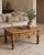A wonderfully characterful 19th-century pine farmhouse table, later sympathetically reduced in height for use as a coffee...