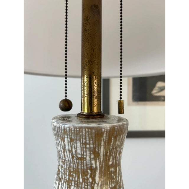 Design Technics Extra Tall Design Technics Ceramic Lamp For Sale - Image 4 of 10