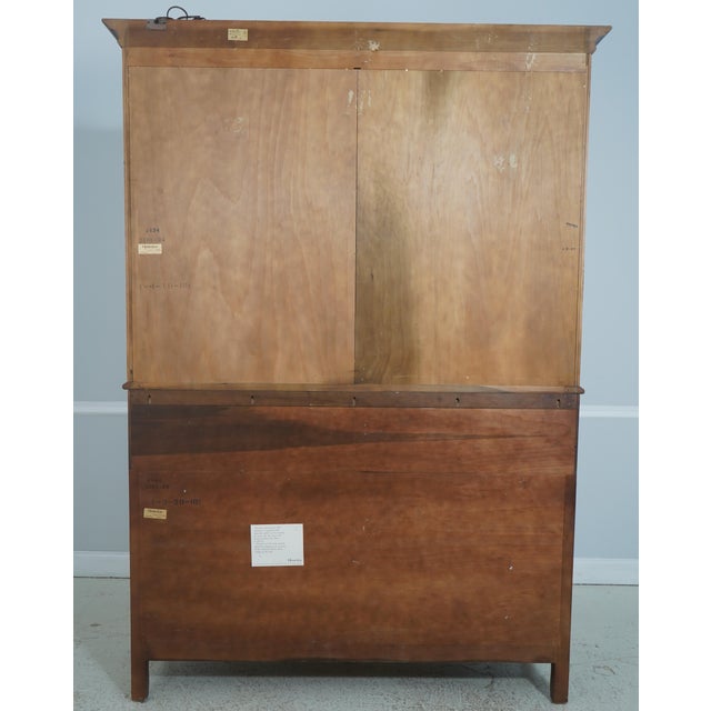 Henredon Country French Large Secretary Desk For Sale - Image 17 of 18
