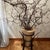 Mid Century Modern Revival Style Wrought Iron Planter/Vase With Scrolling Legs For Sale - Image 12 of 12