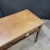 Brown Early 20th Century English Oak 2 Drawer Console Table With Tapered Legs and Spade Feet For Sale - Image 8 of 13