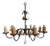Early 20th Century French Iron Chandelier For Sale