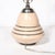Art Deco Machine Age Craquelure Cream Ceramic Table Lamp Signed Marcel Guillard For Sale - Image 11 of 17