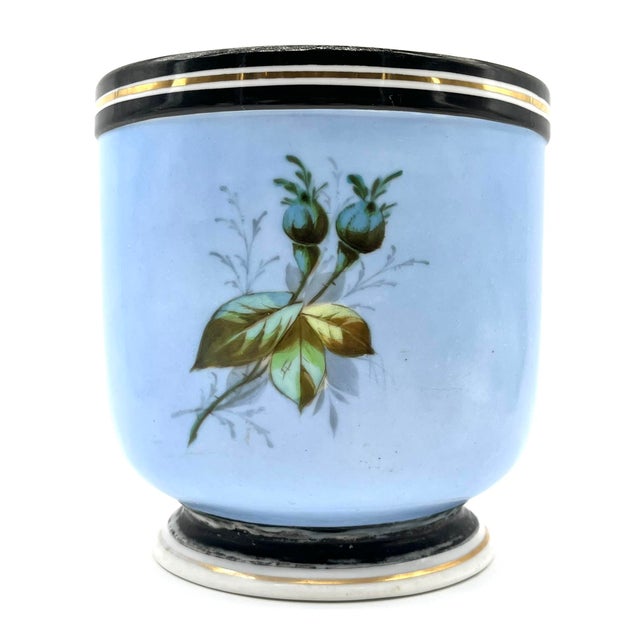 Antique Porcelain Cachepot, France, 1900 For Sale - Image 9 of 17