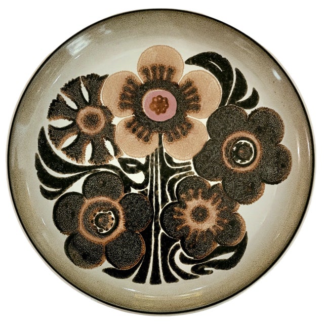 Modern Westbury "Poppy Pattern" Plates, Made in England. The Group Includes - 11 Dinner, 16 Lunch For Sale - Image 3 of 5