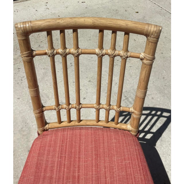 Baker McGuire Rattan Dining Chairs, Balboa Collection a Set of Eight For Sale - Image 10 of 18
