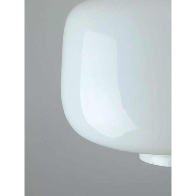 Mid-Century Opaline Pendant Lamp For Sale - Image 6 of 13