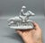 Contemporary Contemporary White-Washed Faux Stone Equestrian Slab Relief - Cast From Antique Schall n.y. Mold - Reproduction For Sale - Image 3 of 5