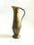 A large vintage brass pitcher. Elegant shape with a beautiful geometric etched design to the surface. A nice large size...
