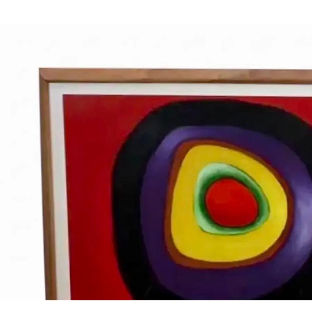 Contemporary Late 20th Century W. Hall "The Circle" Original Oil Signed Painting For Sale - Image 3 of 6