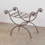 1920s French Iron Curule Stool For Sale - Image 11 of 11