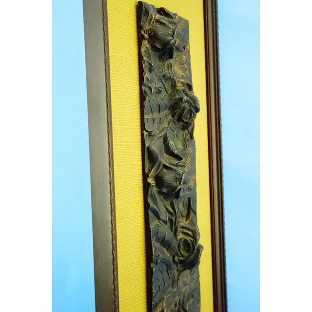 19th Century 19th Century Art Nouveau Bas-Relief Flowers Panel in Bronze For Sale - Image 5 of 18