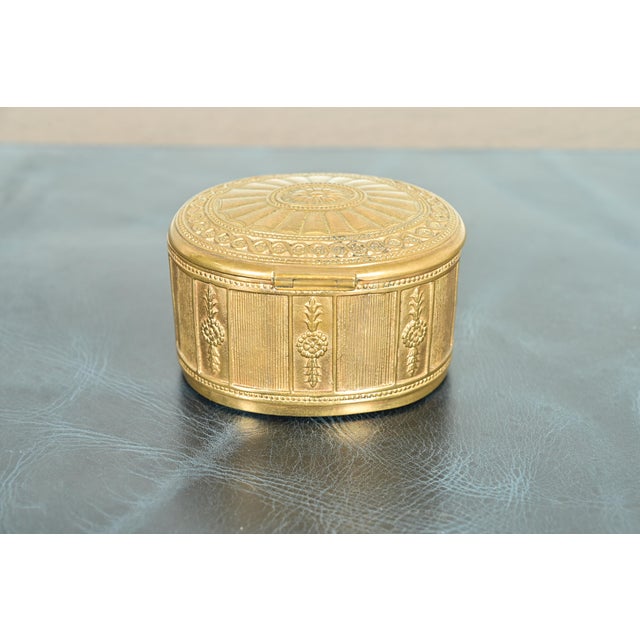 Bronze Tiffany Studios New York Adam Pattern Bronze Doré Inkwell For Sale - Image 8 of 12