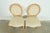1960s Baker Furniture French Regency Louis XVI Cream and Pink Lacquered Side Chairs or Dining Chairs, Pair For Sale - Image 5 of 14