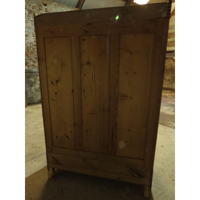 Antique Knockdown Wardrobe in Pine, 1890s For Sale - Image 13 of 18