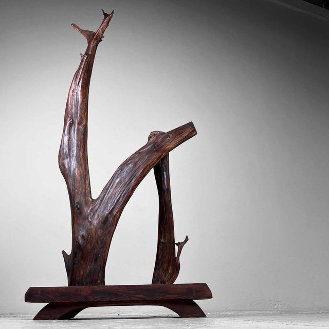 Japanese Wabi Sabi Wooden Decoration, 1940s For Sale - Image 5 of 14