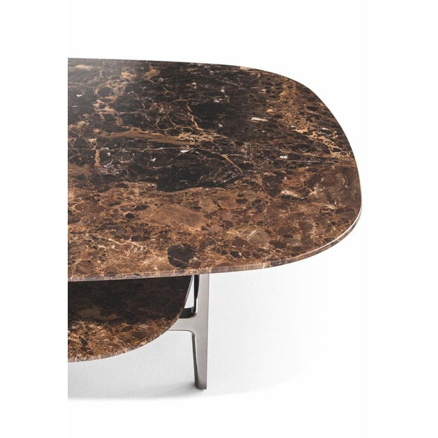 Metal Volage Ex-S Coffee Table in Marble and Aluminium Base by Philippe Starck for Cassina For Sale - Image 7 of 18