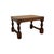Wood Vintage English Oak Footstool With Woven Cane Top and Turned Legs. For Sale - Image 7 of 9