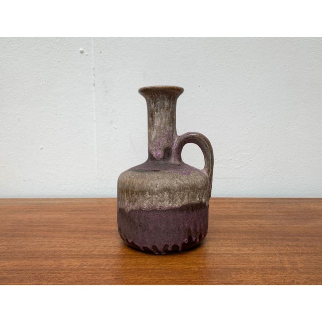 Brutalist Fat Lava Pottery Vase from Ruscha, West Germany, 1960s For Sale - Image 16 of 16