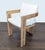 Modern Restoration Hardware Matira Teak Armchair With White Cushions For Sale - Image 3 of 11