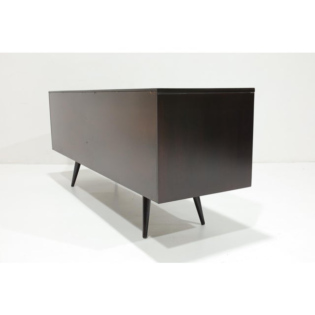 Mid 20th Century Espresso-Stained Credenza Attributed to Paul McCobb for Planner Group For Sale - Image 11 of 12