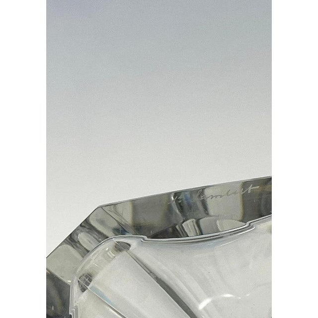 Crystal Whiskey Decanter attributed to Val Saint-Lambert For Sale - Image 4 of 6