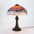 Arts & Crafts Reverse Painted Winter Landscape Lamp, Manner of Jefferson, C1920 For Sale - Image 10 of 11