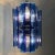 Blue Glass Hanging Lamp from Veca, Italy, 1970s For Sale - Image 4 of 18