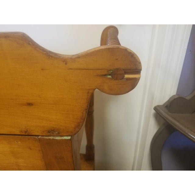 Antique American Pine End Table For Sale - Image 12 of 13
