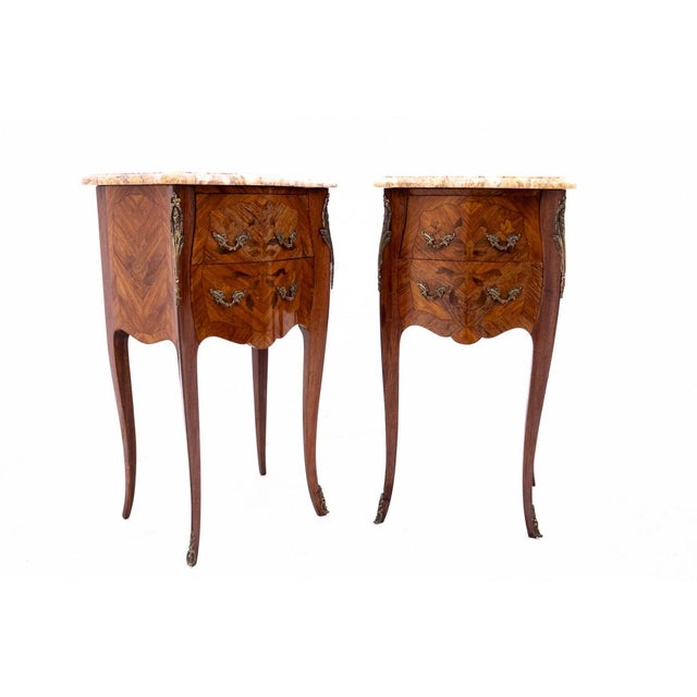 Bedside Tables, France, 1920s, Set of 2 For Sale - Image 10 of 10