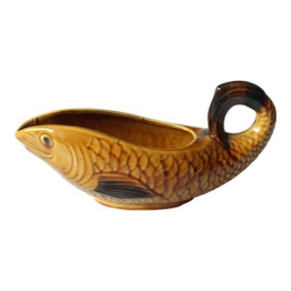Ceramic Sauce Boat - Sauciere by Gallo Design "Neptuno" - Vintage For Sale