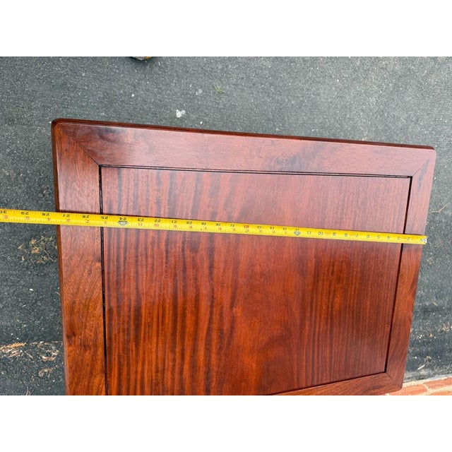 Pair of Mid 20th Century Vintage Chinese Carved Rosewood 2 Tier Side Tables For Sale - Image 10 of 17