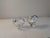 Transparent Pair of Vintage Rosenthal Studio-Linie Crystal Heart Solifleur Vases by Michael Boehm For Sale - Image 8 of 17