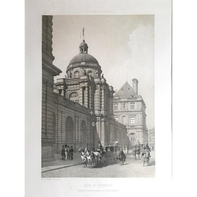 French Artist, Paris, Mid-19th Century, Black and White Print on Paper For Sale - Image 11 of 18