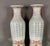 Chinese Vintage 24" Hand Painted Chinese Porcelain Jars With Foo Dogs and Inscriptions, a Pair For Sale - Image 3 of 17