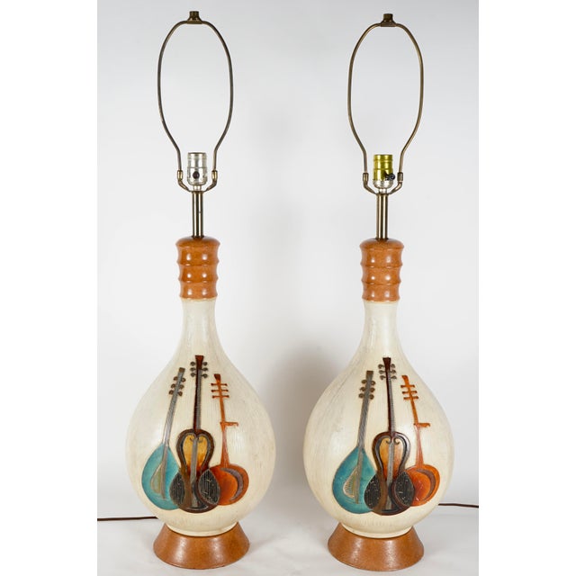 Vintage Fortune Table Lamps a perfect set of lamps for your music room.