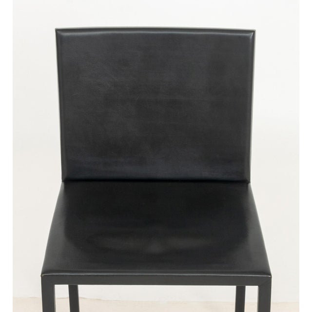 Modern Fabian Baron X Capellini Leather Side Chair For Sale - Image 3 of 7