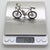 Metal Vintage Italian Handmade Genuine Silver Sport Bicycle Figurine, 1980s For Sale - Image 7 of 10