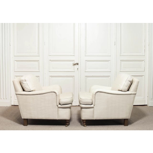 Textile Lounge Armchairs by O. H. Sjögren, 1950s, Set of 2 For Sale - Image 7 of 11